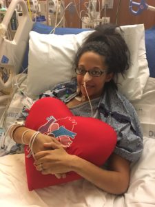 This Mommy's Heart - My PPCM Story - Heart pillow