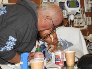 This Mommy's Heart - My PPCM Story - My dad checking on me