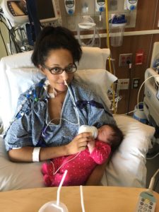 This Mommy's Heart - My PPCM Story - Feeding baby bottle