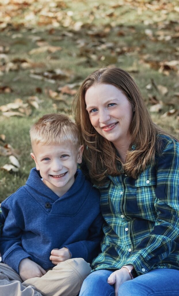Heart Stories - Kristy Miller - Kristy with her son